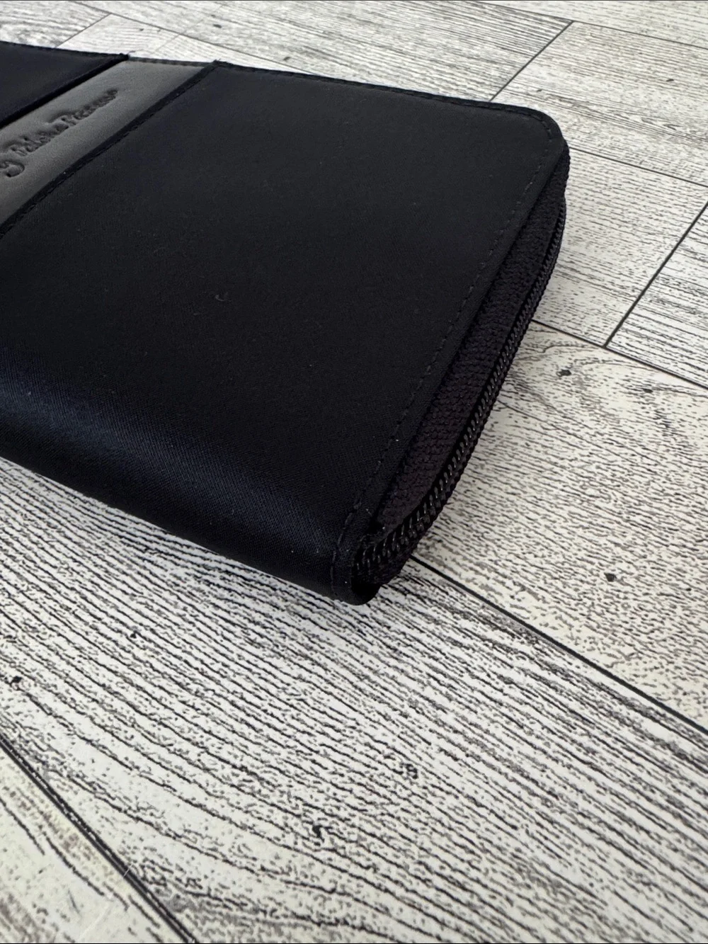 Paloma Picasso Black Zip-Around Wallet New In Box